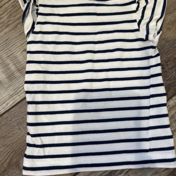 Carter’s Navy/ White Floral Flutter Top & Pink Skort Set Size 3M - Picture 4 of 7